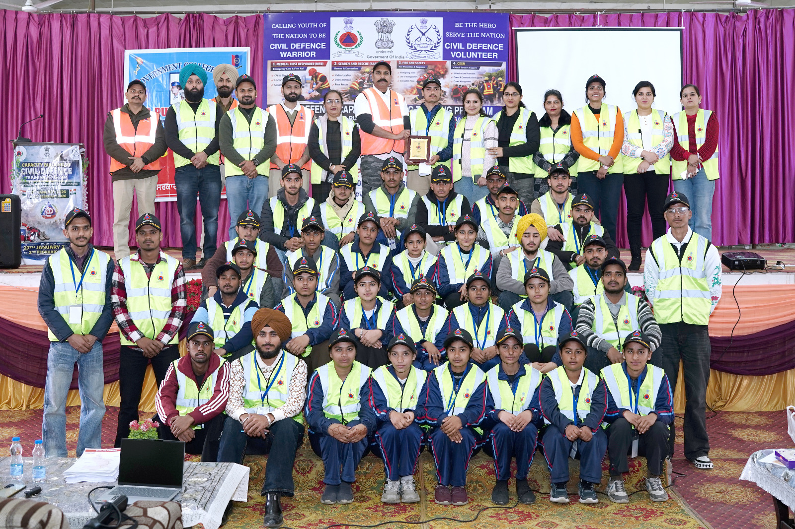 Report on Sixth Day of Seven-Day Civil Defence Training Programme